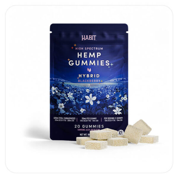 CBD + Delta 9 Gummies - Blackberry