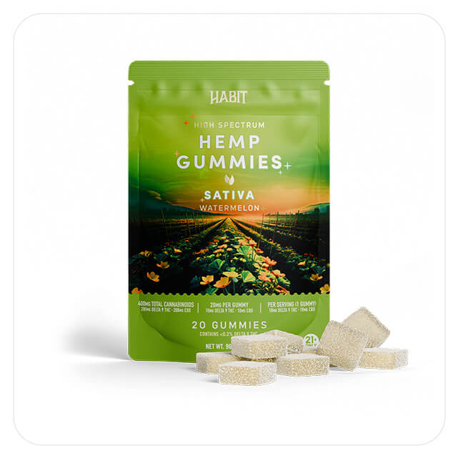 CBD + Delta 9 Gummies – Watermelon