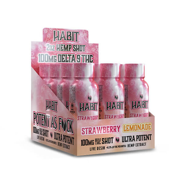 Delta 9 High Spectrum Hemp Shot – Strawberry Lemonade