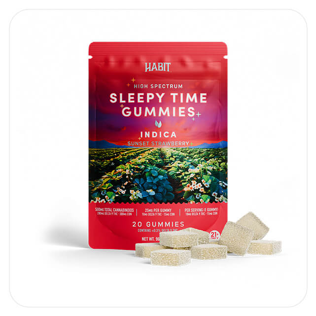 CBN + Delta 9 Gummies – Sunset Strawberry