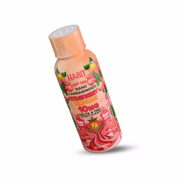 Delta-9 Shot – Strawberry Lemonade – CBG + CBD